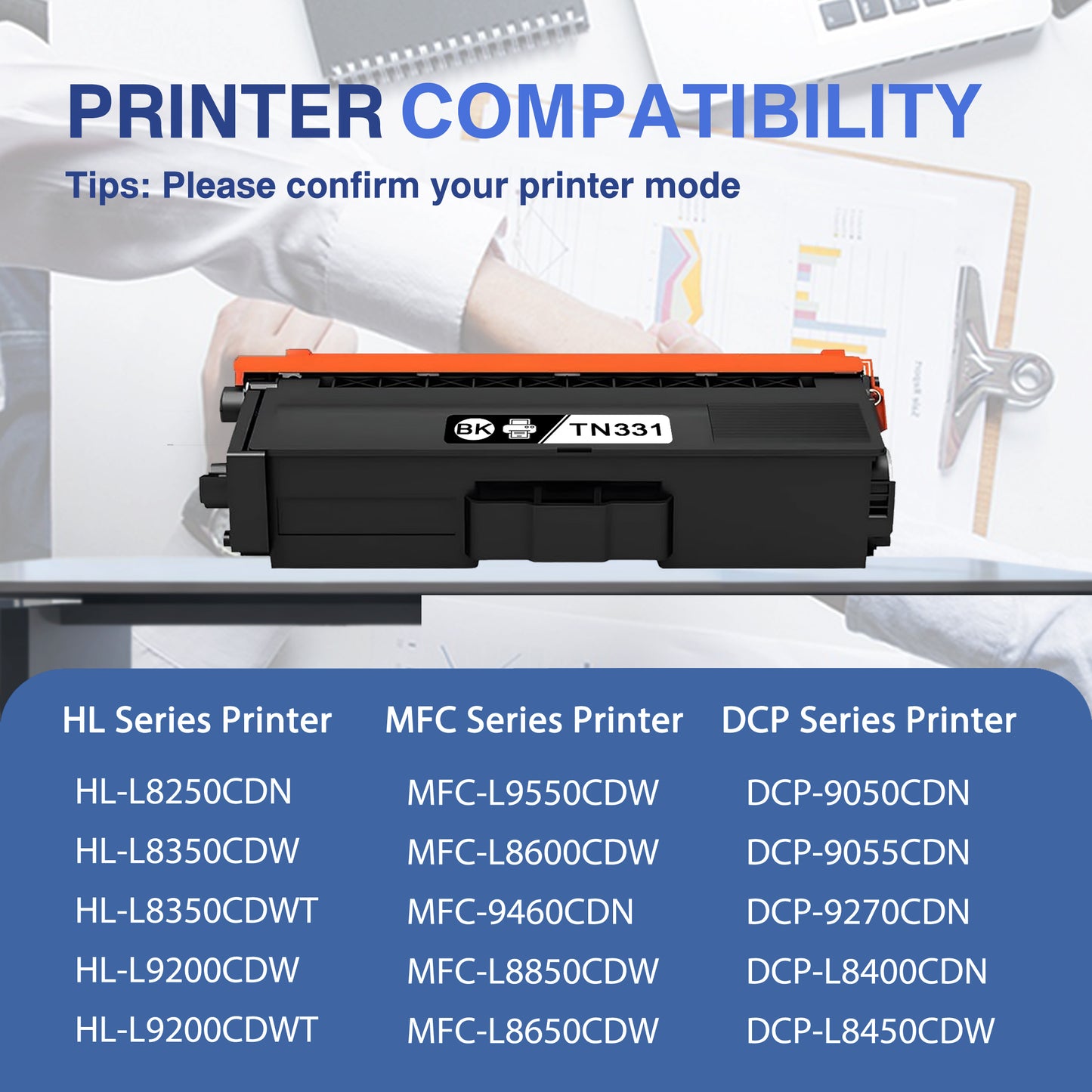 TN331 Toner Cartridges ZXTZX Compatibles for Brother TN331 Toner HL-8350CDWT MFC-9460CDN Series Printers 4 Pack (Black Cyan Magenta Yellow )