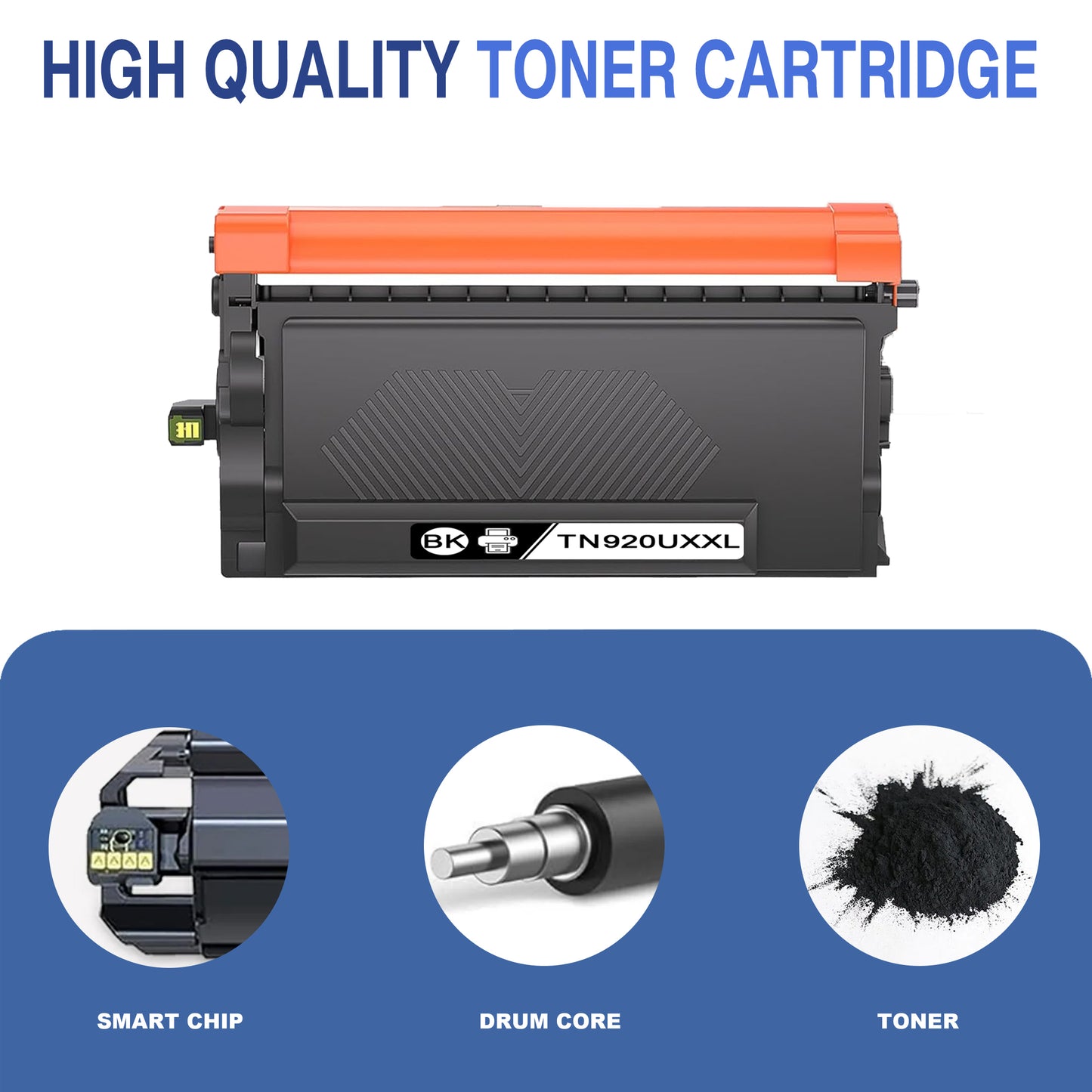 TN920UXXL Toner Cartridge ZXTZX Compatibles for Brother TN920 TN920XL TN-920XXL TN-920UXXL Compatibles for HL-L6217DW MFC-L6915DW Series Printers 1 Pack Black