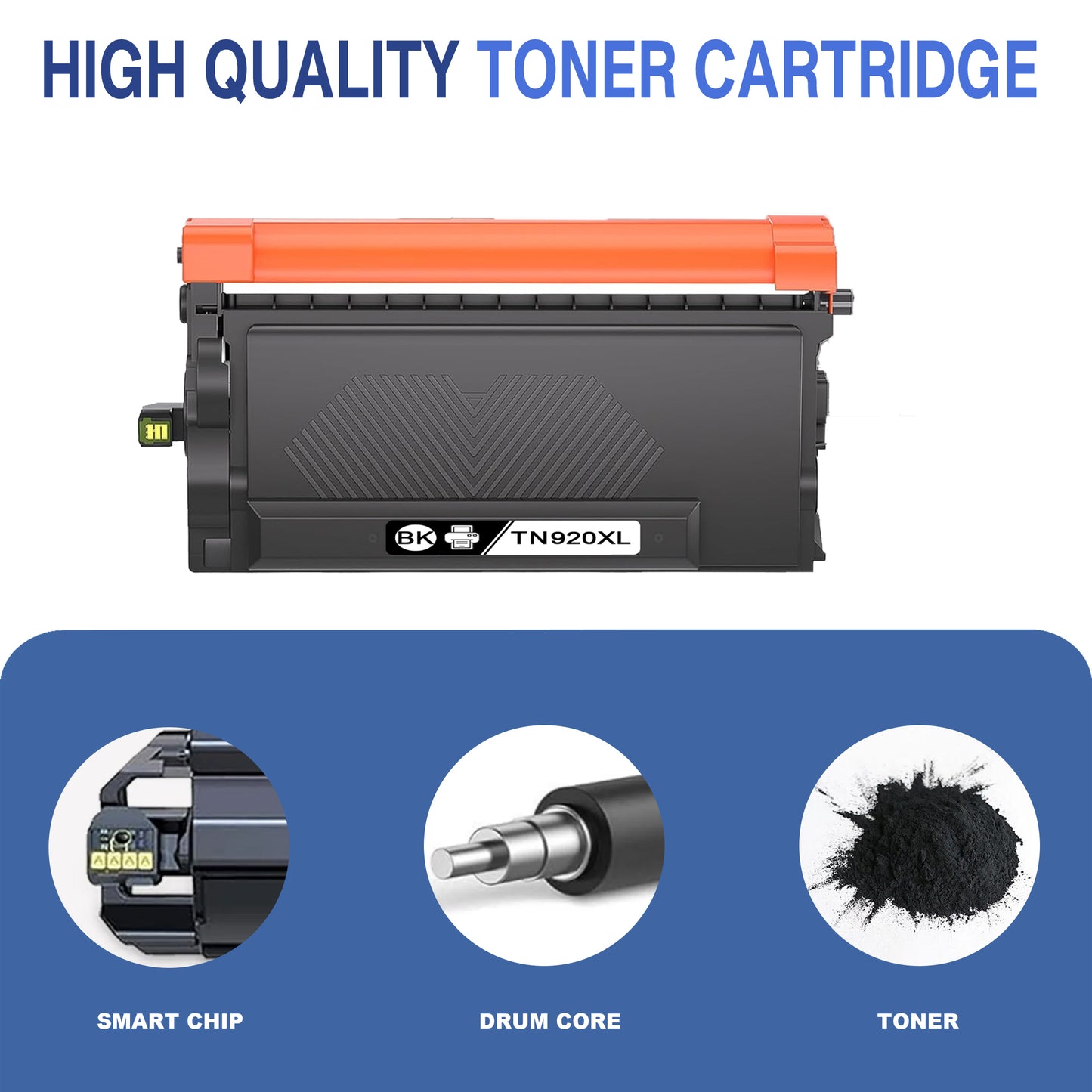 TN920XL Toner Cartridge ZXTZX Compatibles for Brother TN920 TN-920XL Compatibles for HL-L6210DW MFC-L6815DW Series Printers 1 Pack Black