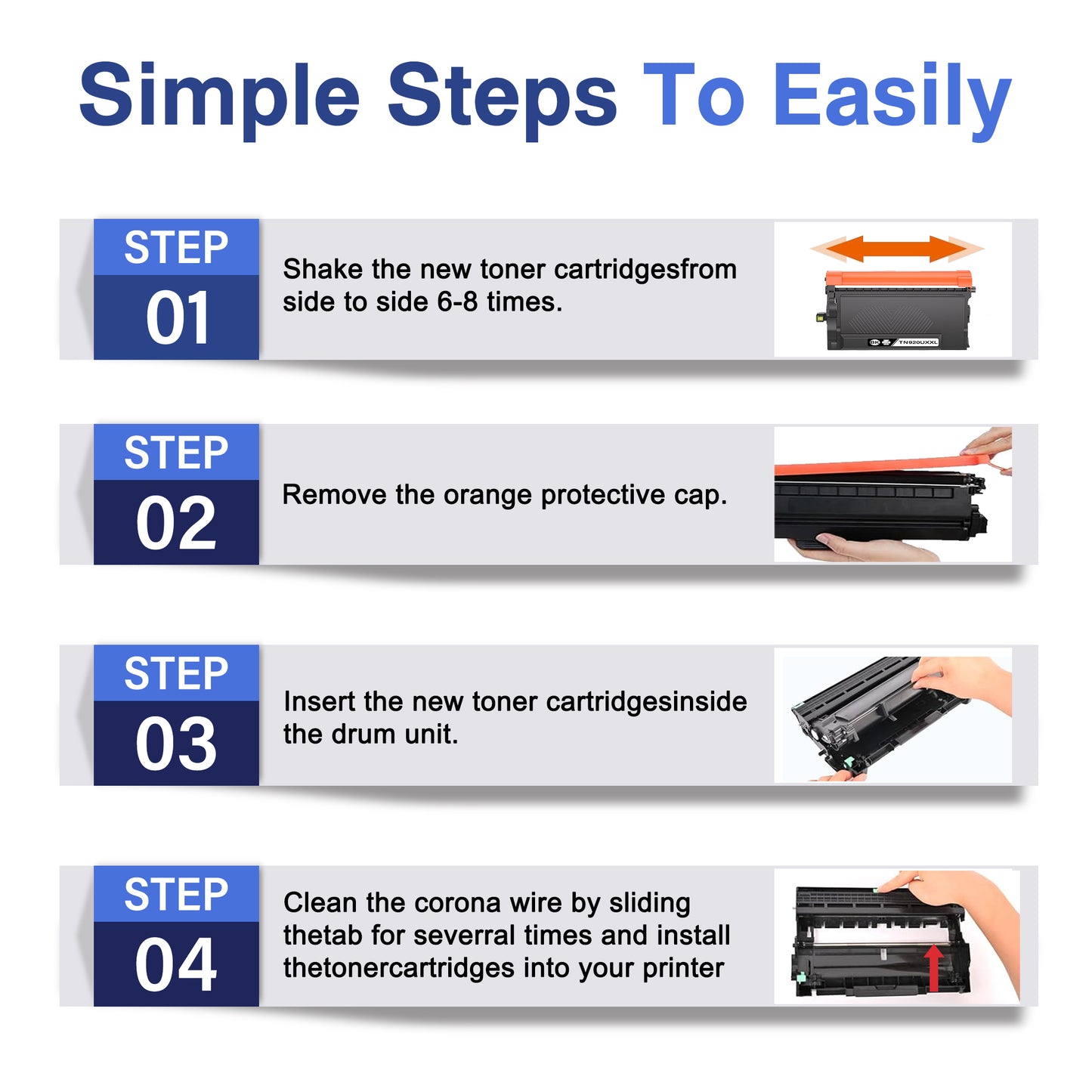 TN920UXXL Toner Cartridge ZXTZX Compatibles for Brother TN920 TN920XL TN-920XXL TN-920UXXL Compatibles for HL-L6217DW MFC-L6915DW Series Printers 1 Pack Black