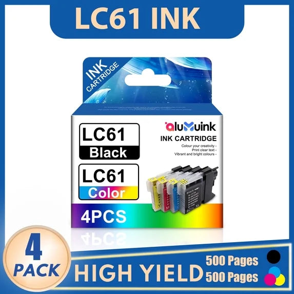 LC61 Ink cartridges Compatible for Brother LC 61 ink Compatible for MFC-795CW MFC-990CW Printer