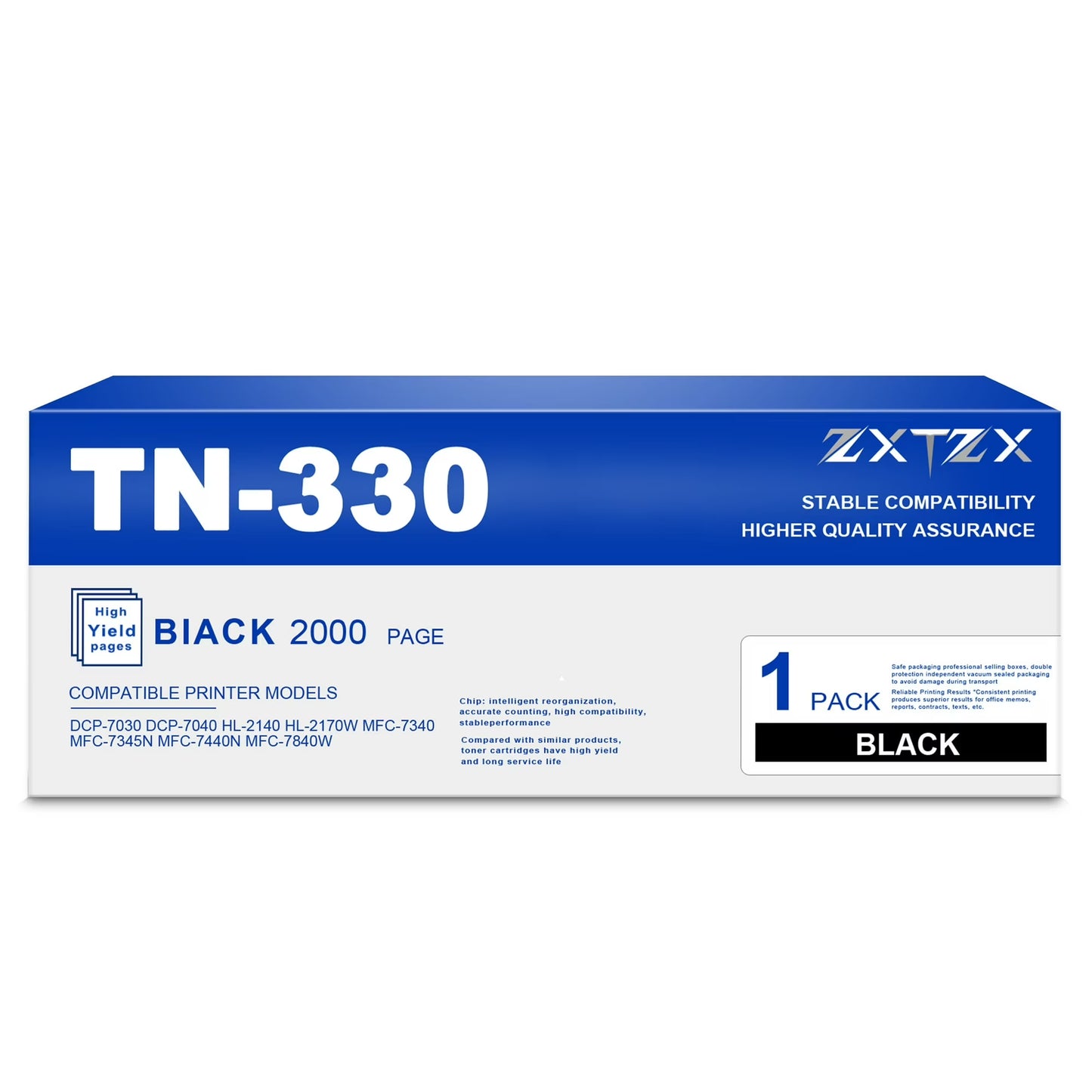 TN330 Toner Cartridge for Brother TN330 Toner Cartridges DCP-7030 HL-2140 MFC-7840W Printer