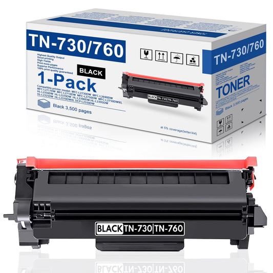 TN760 Toner Cartridge Compatible for Brother TN760 Toner TN730 Toner Cartridges Printer