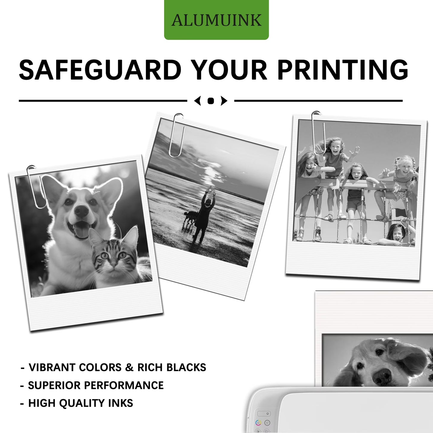 61XL Ink Cartridges Black Compatible for 61 XL Ink for Envy 4500 Officejet 4630 Printer