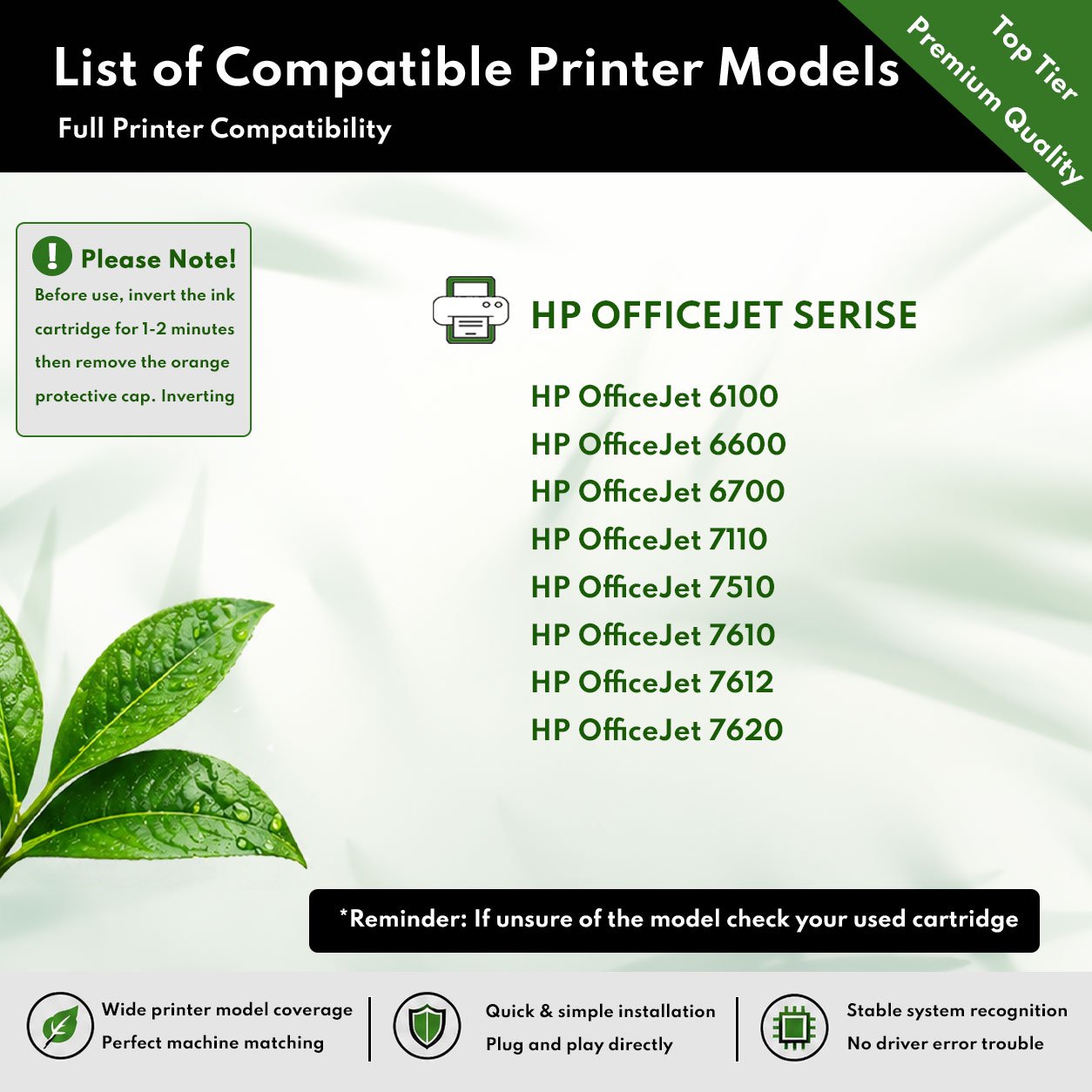 932XL 933XL Ink Cartridges Compatible for HP932XL HP933XL Ink Cartridge Combo Pack for Officejet 7110 7510 6700 6100 6600 Printers (4 Pack)