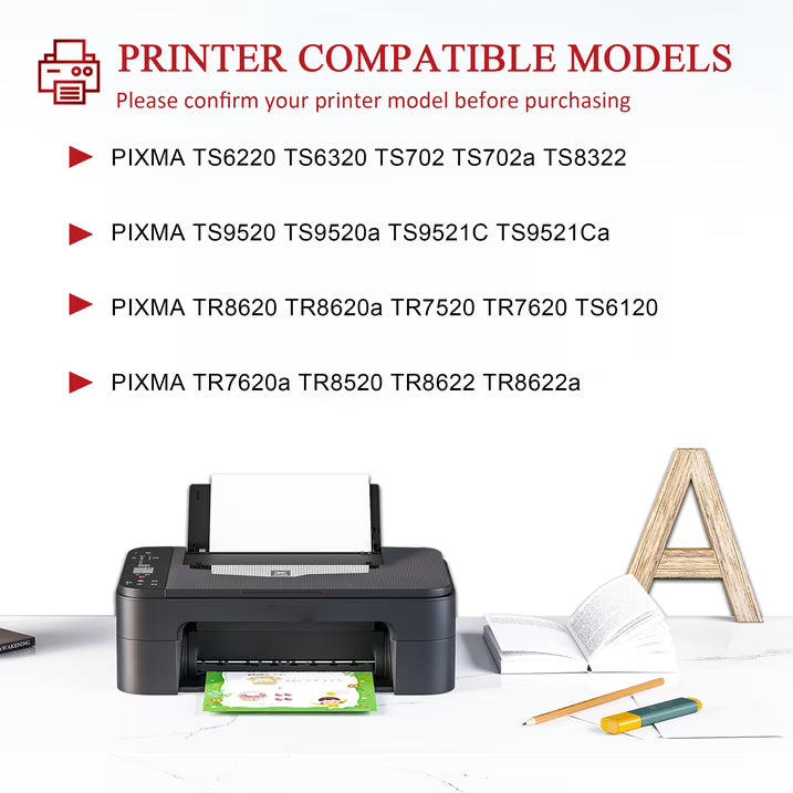 280XXL Ink Cartridge Compatible for Canon 280 Ink for Canon PGI 280 XXL Work with PIXMA TS702a TR8600 Ink (1 PGBK)