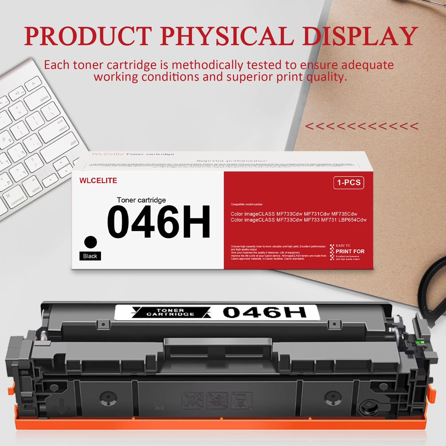 046H Black Toner Compatible for Canon 046H 046 Toner Cartridge Printer