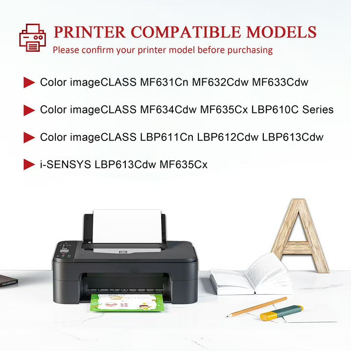 045 Magenta Toner Compatible for Canon 045 Toner Cartridge For MF634Cdw MF635Cx Printer