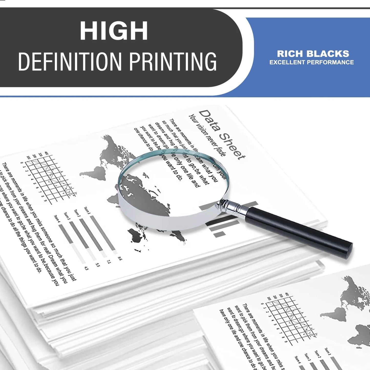 53A Q7553A Toner Cartridge Black 1-Pack Compatible for HP 53A Q7553A Toner Cartridges for Laser P2014, P2015 Series; Laser M2727 MFP Series Printer