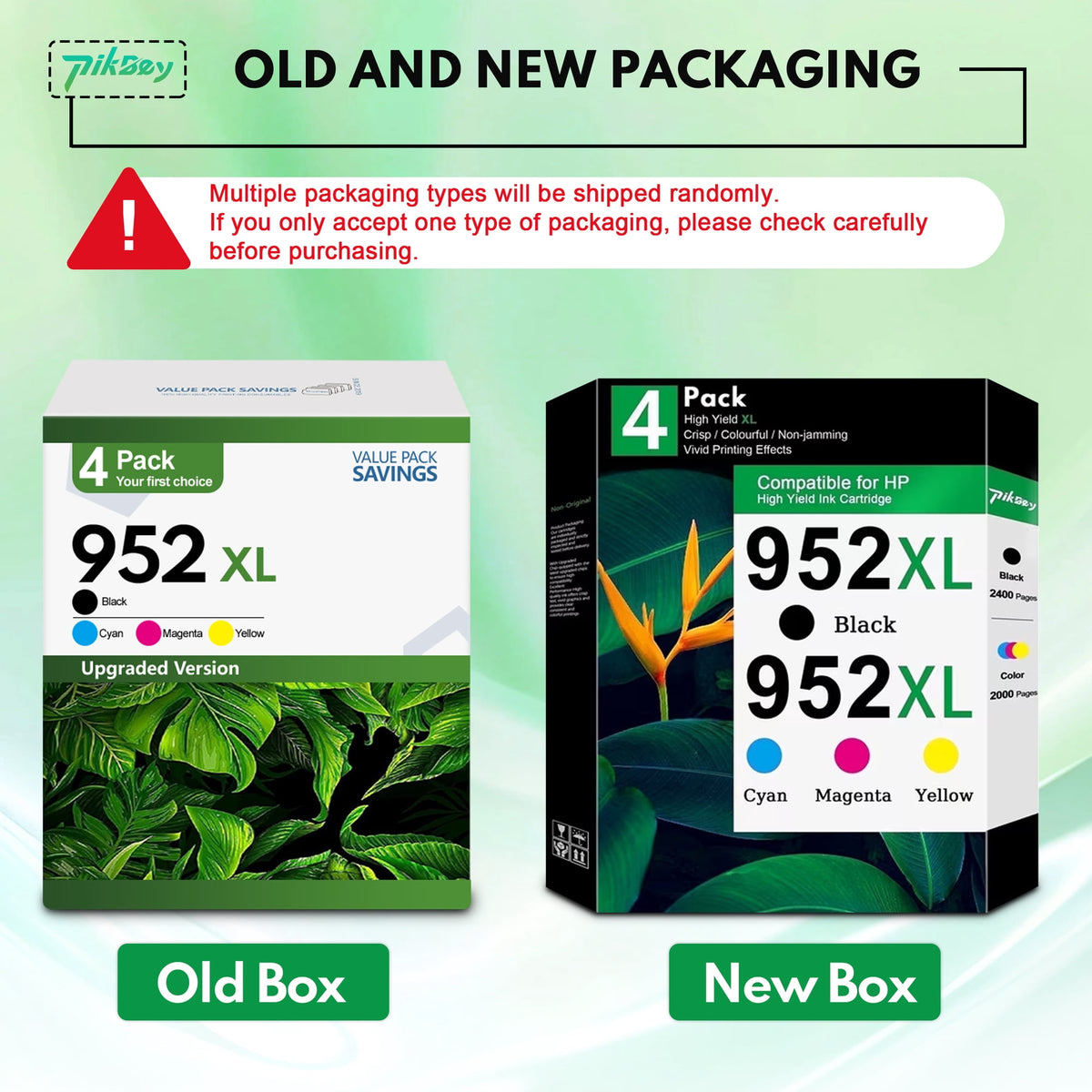 952XL Ink Cartridges Combo Pack (4 Packs) - Compatible for HP 952 952 XL Ink Cartridges for OfficeJet Pro 7740 8710 8740 8730 8210 Printers