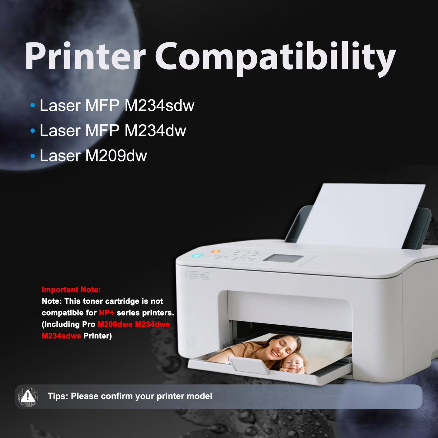 134A Black Toner Cartridge Compatible for 134A W1340A Toner Cartridges for LaserJet M234sdw M234dw Printer(3 Pack)