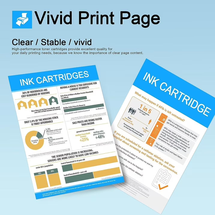 LC103XL Ink Cartridges Compatible for Brother LC103 Combo Pack Ink for DCP-J152W MFC-J245 Printer
