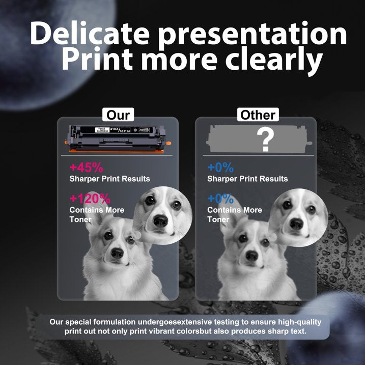 410A Toner Cartridge Compatible for 410A BlackToner Cartridge for Color LaserJet Pro M477fnw M452dn Printer