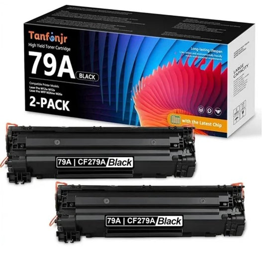 (with Chip) 79A CF279A Toner- 2 Pack 79A Toner Cartridge Compatible for 79A Pro M12 Series Pro MFP M26 Series Printer